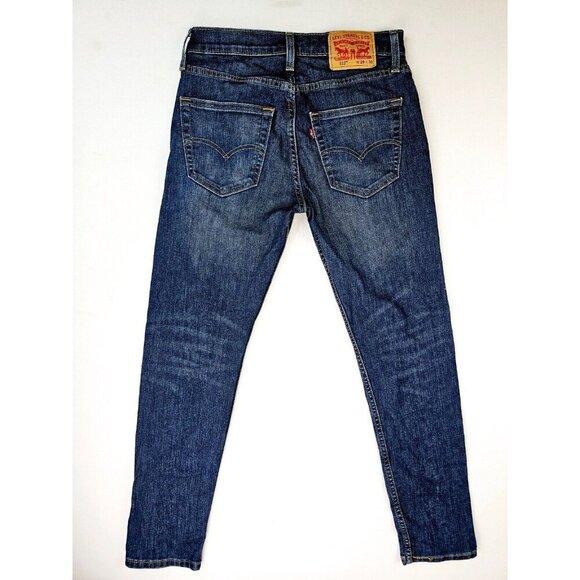Levi's Size 29X32 Men's 512 5 Pocket Logo Blue Denim Jeans - Picture 1 of 13